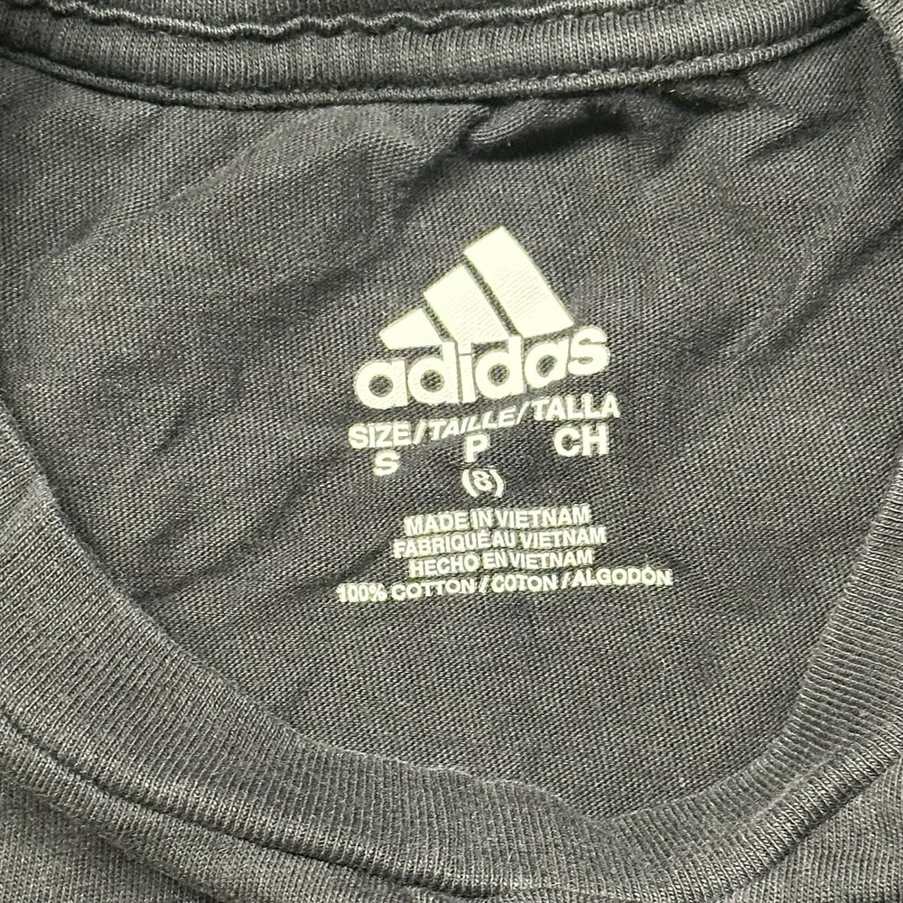 Adidas Shirt‎ Youth Small Black Long Sleeve Gym Tee Casual Boys